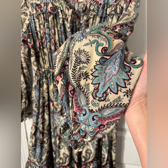 PAANI Tiered Maxi Dress Size Large - Picture 3 of 12